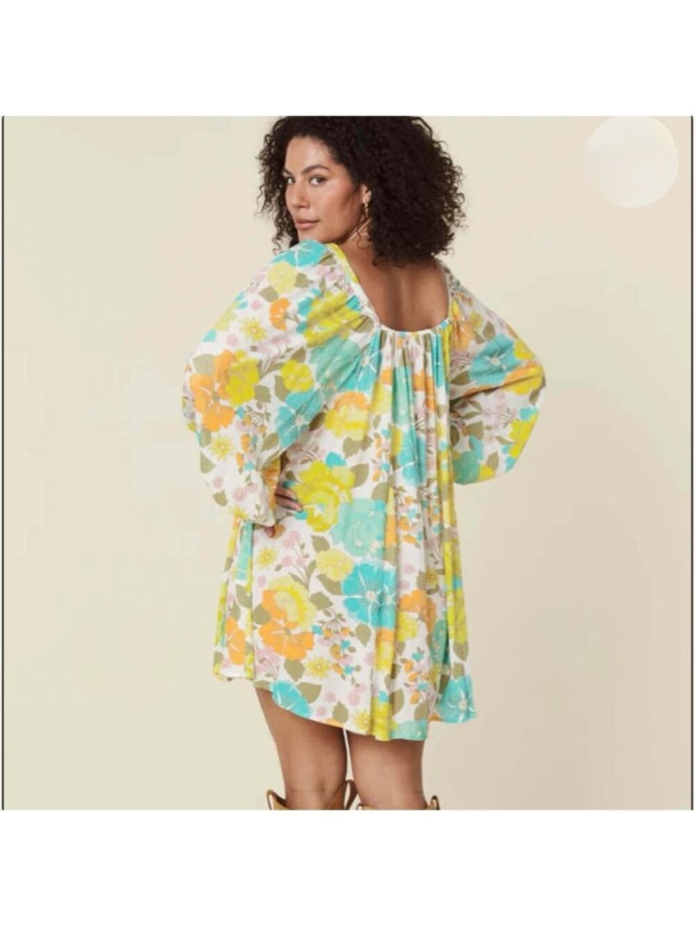 NWT Spell Lemonade Floral Mini Dress in XS - Picture 5 of 7